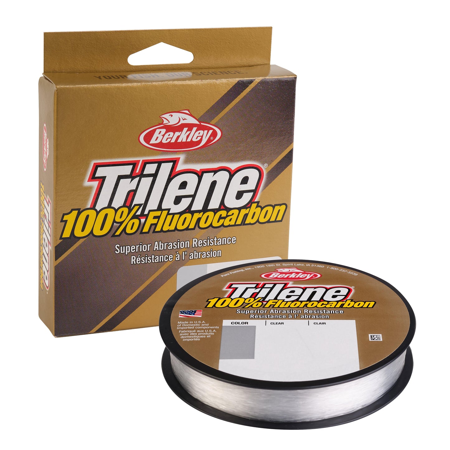 Trilene® 100% Fluorocarbon Leader Berkley 50mt