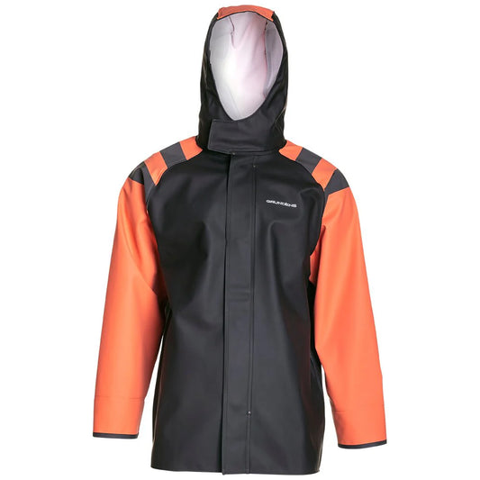 Chaqueta lluvia Balder Jacket 302 black/orange Grundens