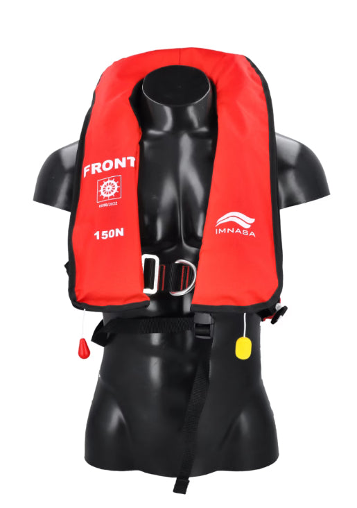 Chaleco SOLAS 150N + arnés IMNASA