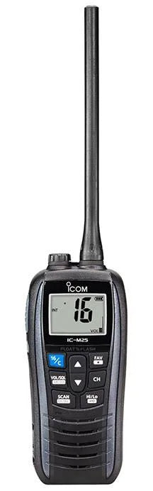 Icom IC-M25 EURO GRIS EMISORA PORTÁTIL MARINA VHF IPX7 - 5W