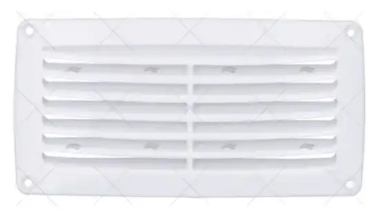 Rejilla ABS blanco 206x106mm