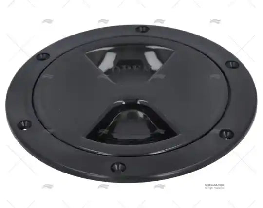 Tapa registro 26cm Negra