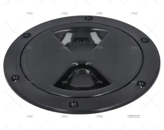 Tapa registro 26cm Negra