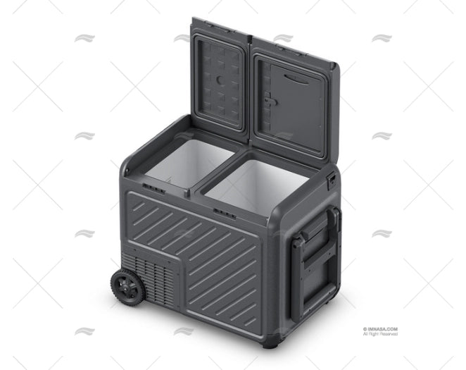 Nevera 45L electrica Portatil Dual 12v/24v/220v con ruedas