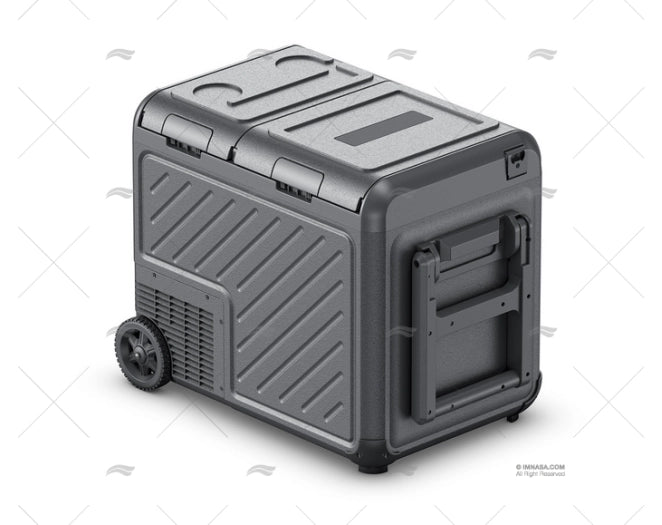 Nevera 45L electrica Portatil Dual 12v/24v/220v con ruedas