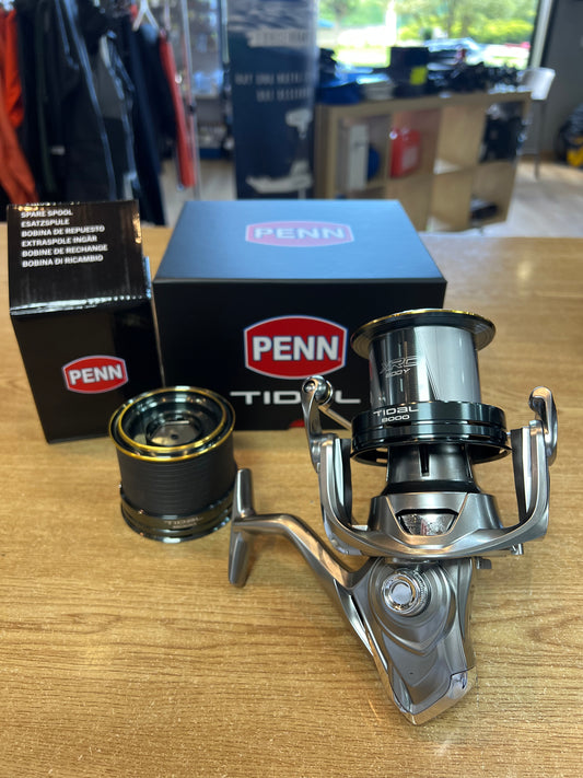 Tidal 8000 Longcast Penn + bobina extra