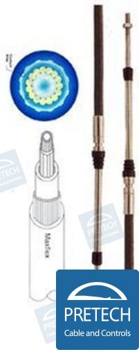 Cable control mando morse 3300C PRETECH Maxflex