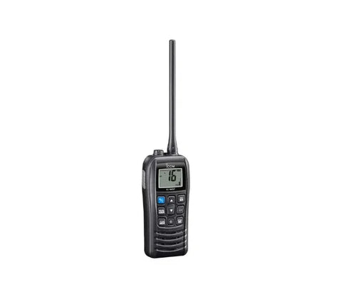 VHF IC-M37E.  IPX7 - 6W ICOM