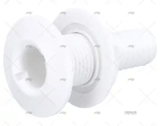 Pasacasco plastico blanco 1”