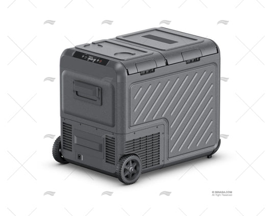 Nevera 45L electrica Portatil Dual 12v/24v/220v con ruedas